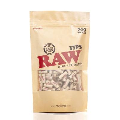 Raw Tips 200pk Pre-Rolled Bag