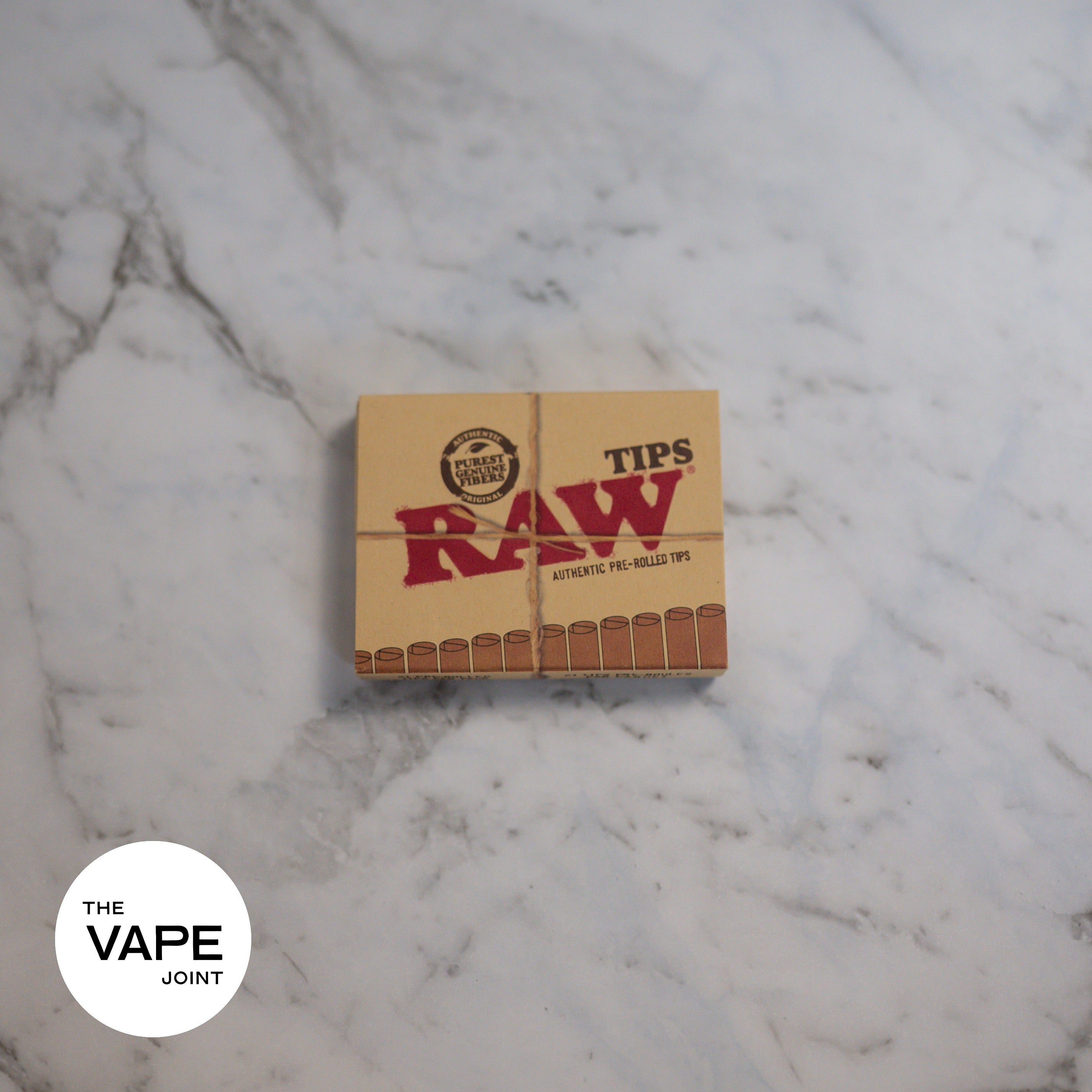 Raw Natural Pre Rolled Tips - 21 Tip Pack