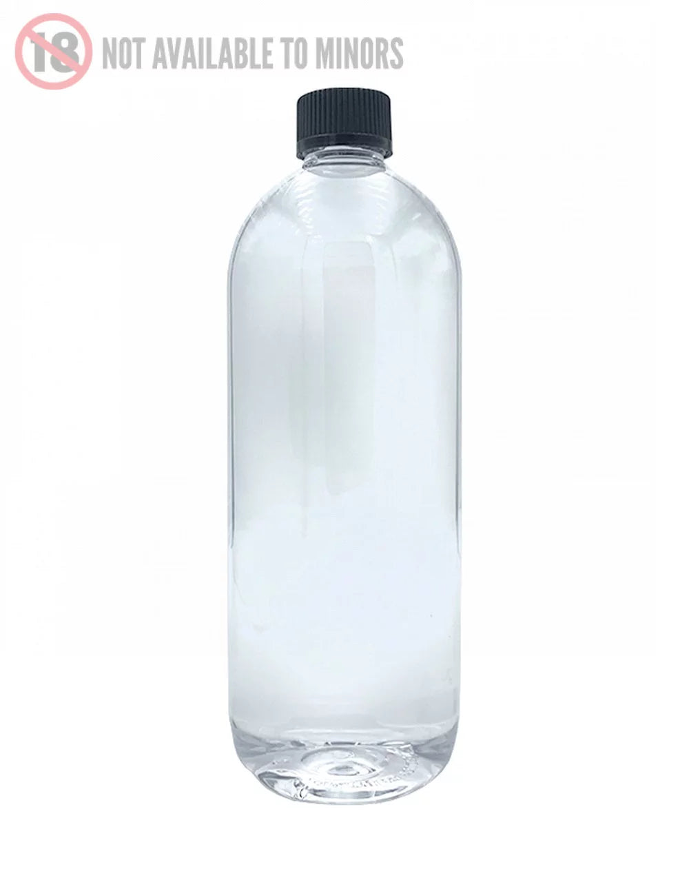 Clear Boston Style Empty Bottle With Child-lock Cap