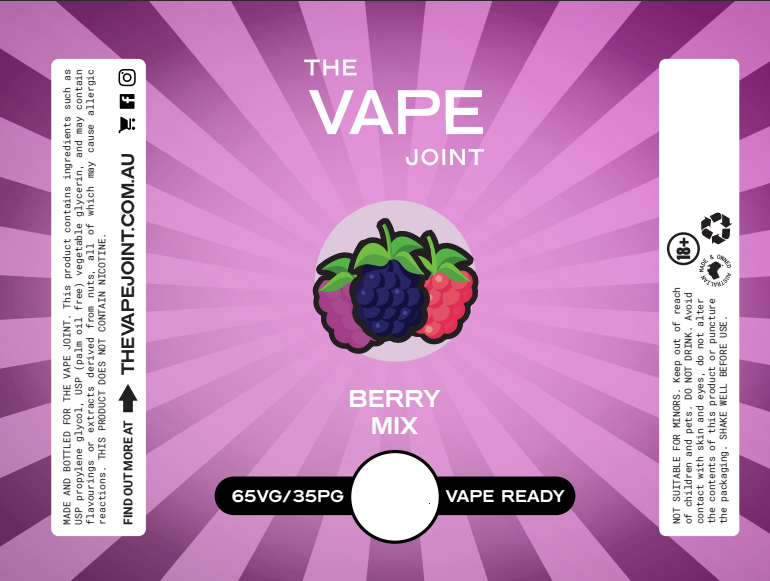 Berry Mix by The Vape Joint 30ml Eliquid