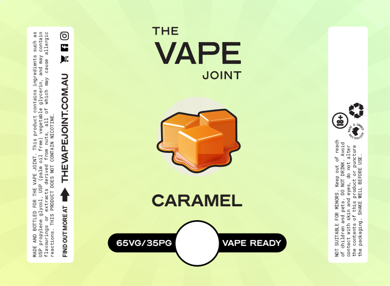 Caramel by The Vape Joint 30ml Eliquid