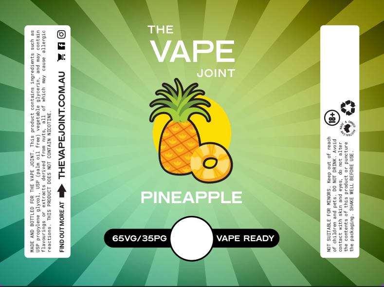Pineapple by The Vape Joint 30ml Eliquid