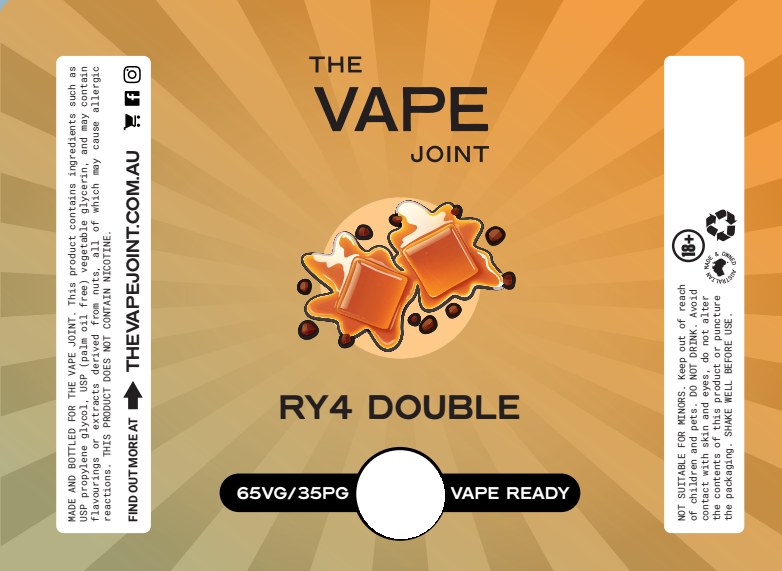 RY4 Double by The Vape Joint 30ml Eliquid