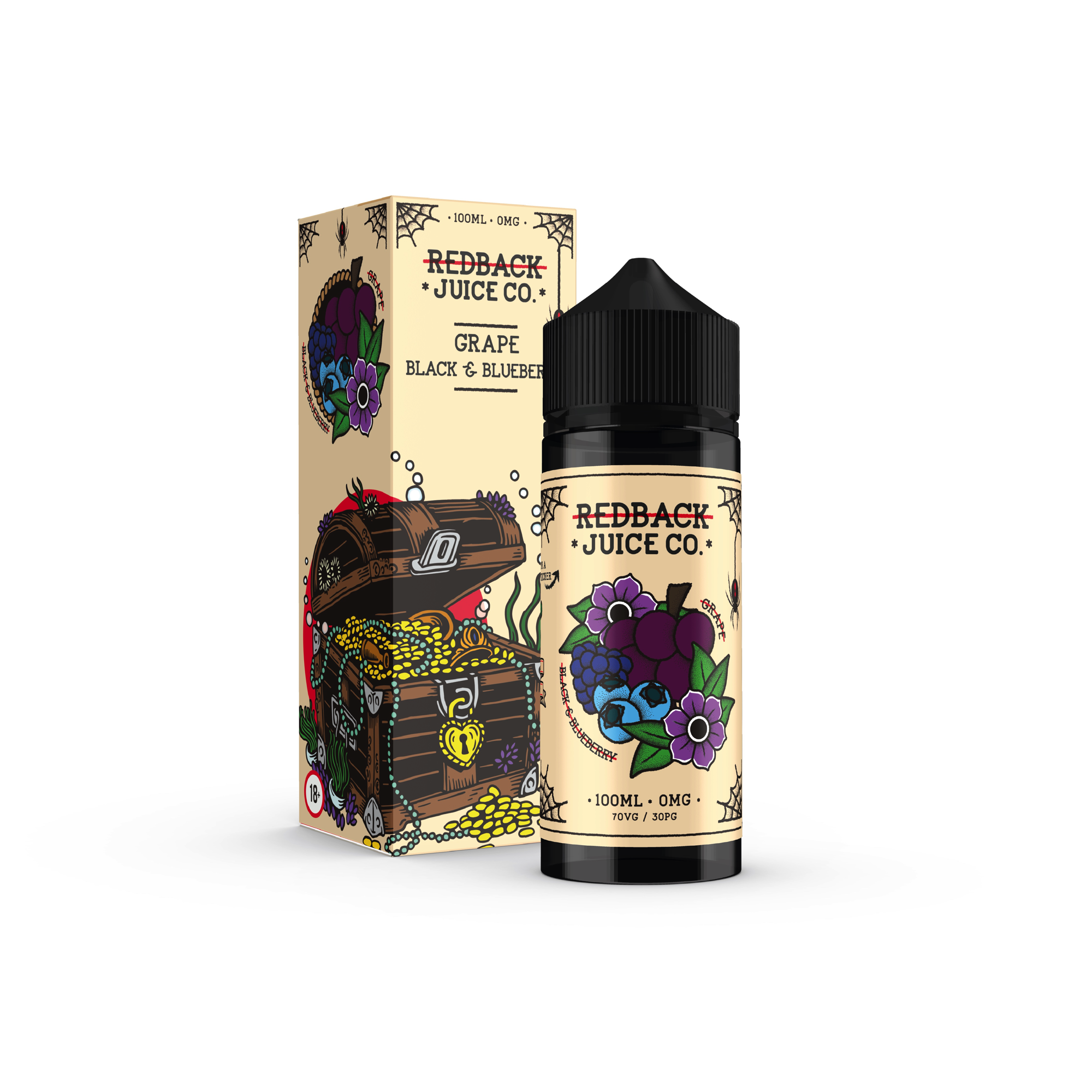 Grape Black and Blueberry by Redback Juice Co Collection