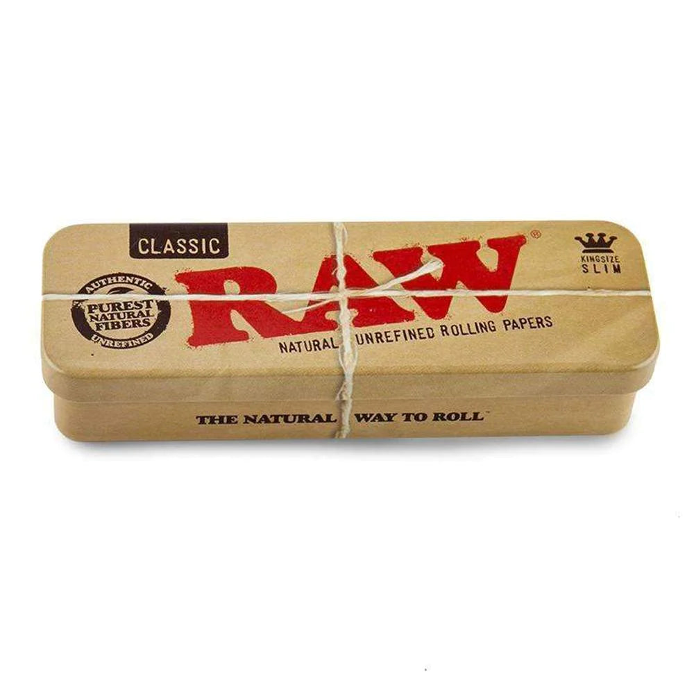 Raw Cone Caddy King Size Metal Tin Case