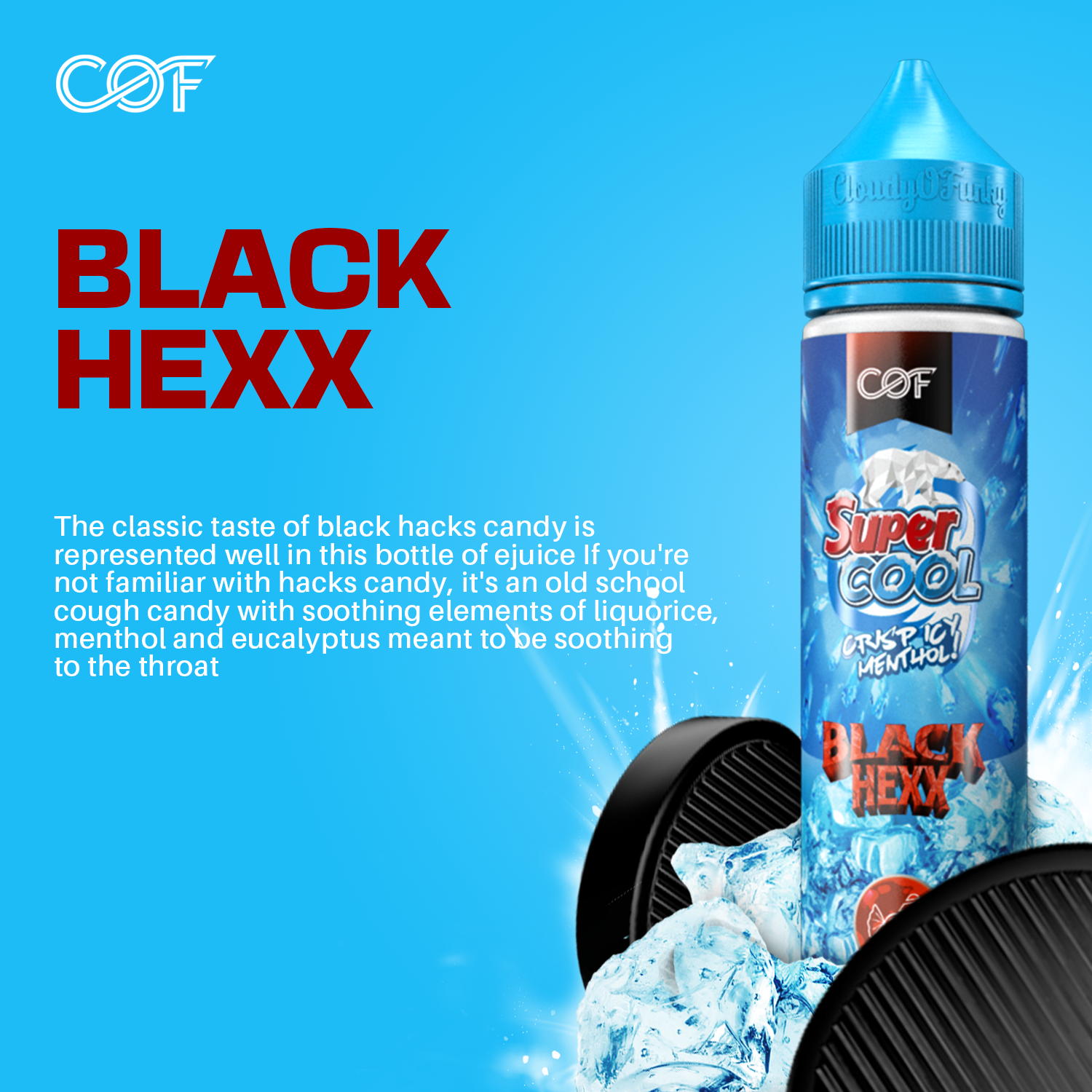 Cloud Of Funky Super Cool Series - Black Hexx