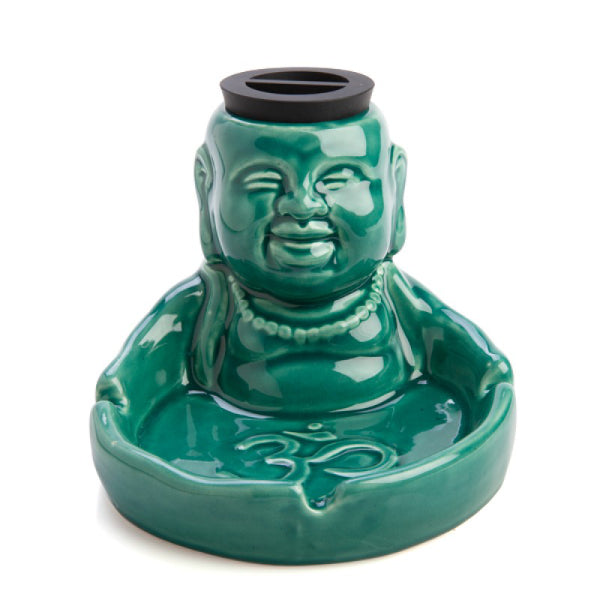 Stash It Laughing Buddha Storage Jar And Ashtray