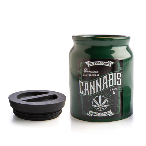 Large Cannabis Stash It Storage Jar