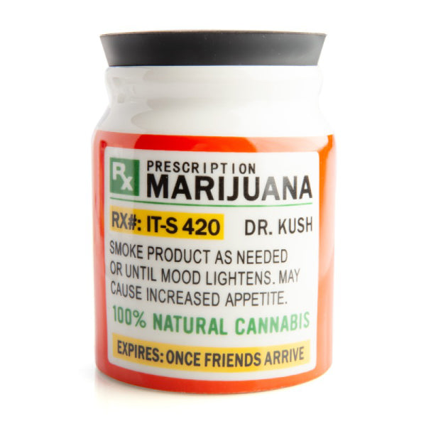 Small Prescription Marijuana Stash It Storage Jar