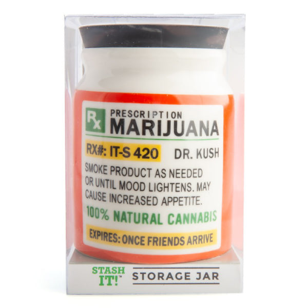 Small Prescription Marijuana Stash It Storage Jar