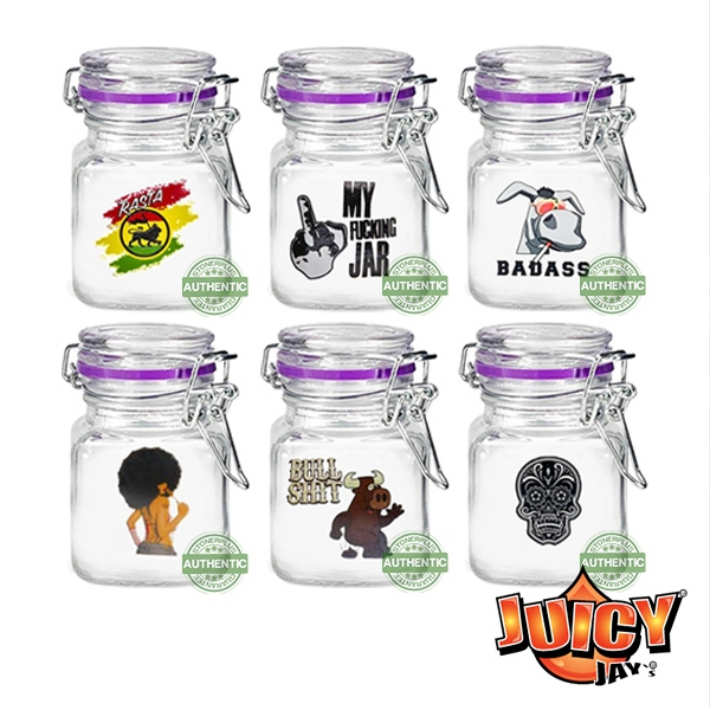 Juicy Jays Airtight 280ml Glass Stash Jar Assorted