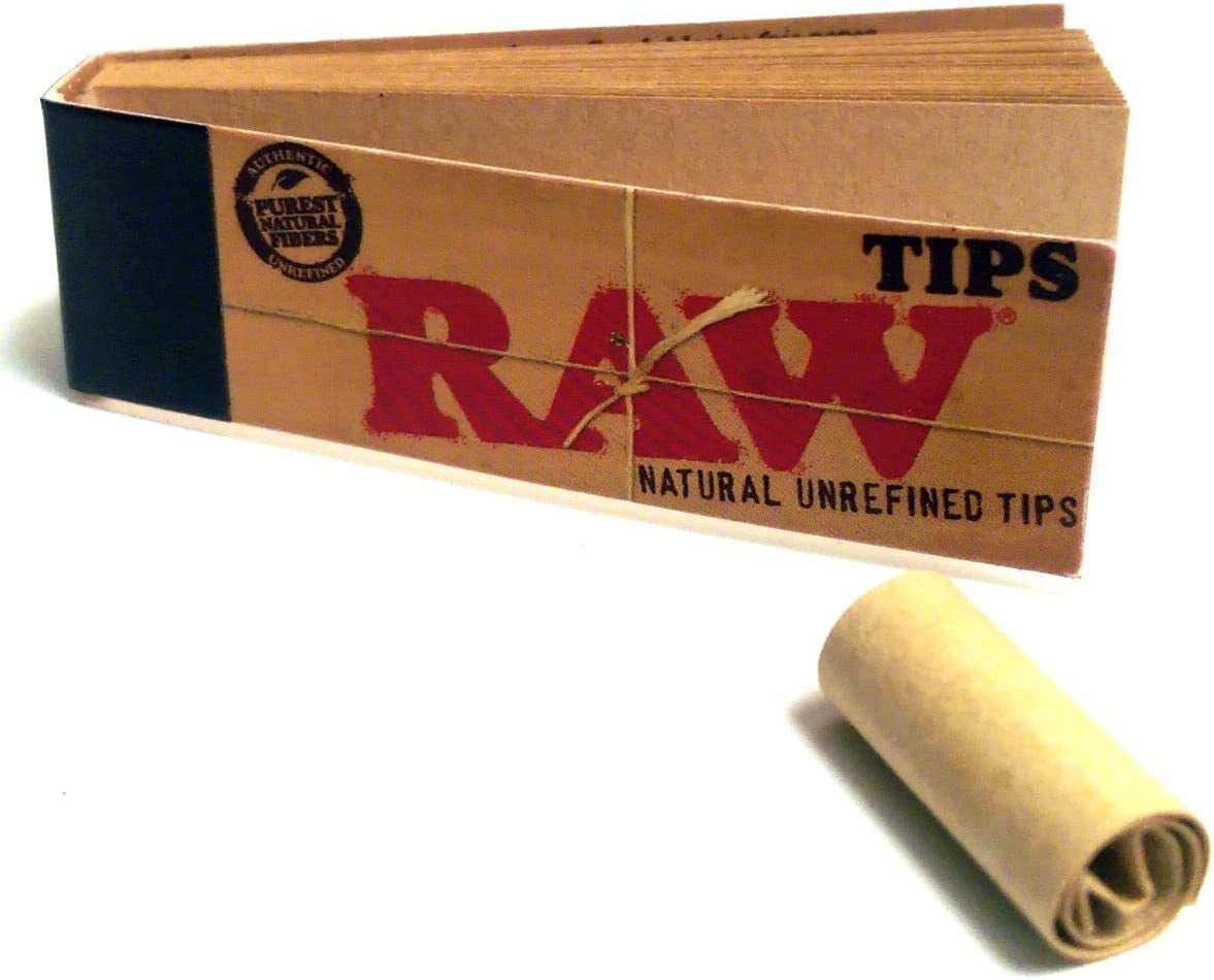 Raw Original Authentic Regular Size Unbleached Filter Tips