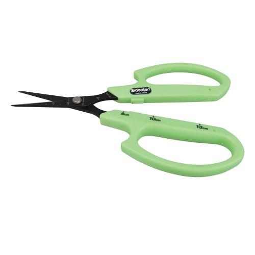 Saboten Pt-1 Green Straight Blade Trimming Scissors
