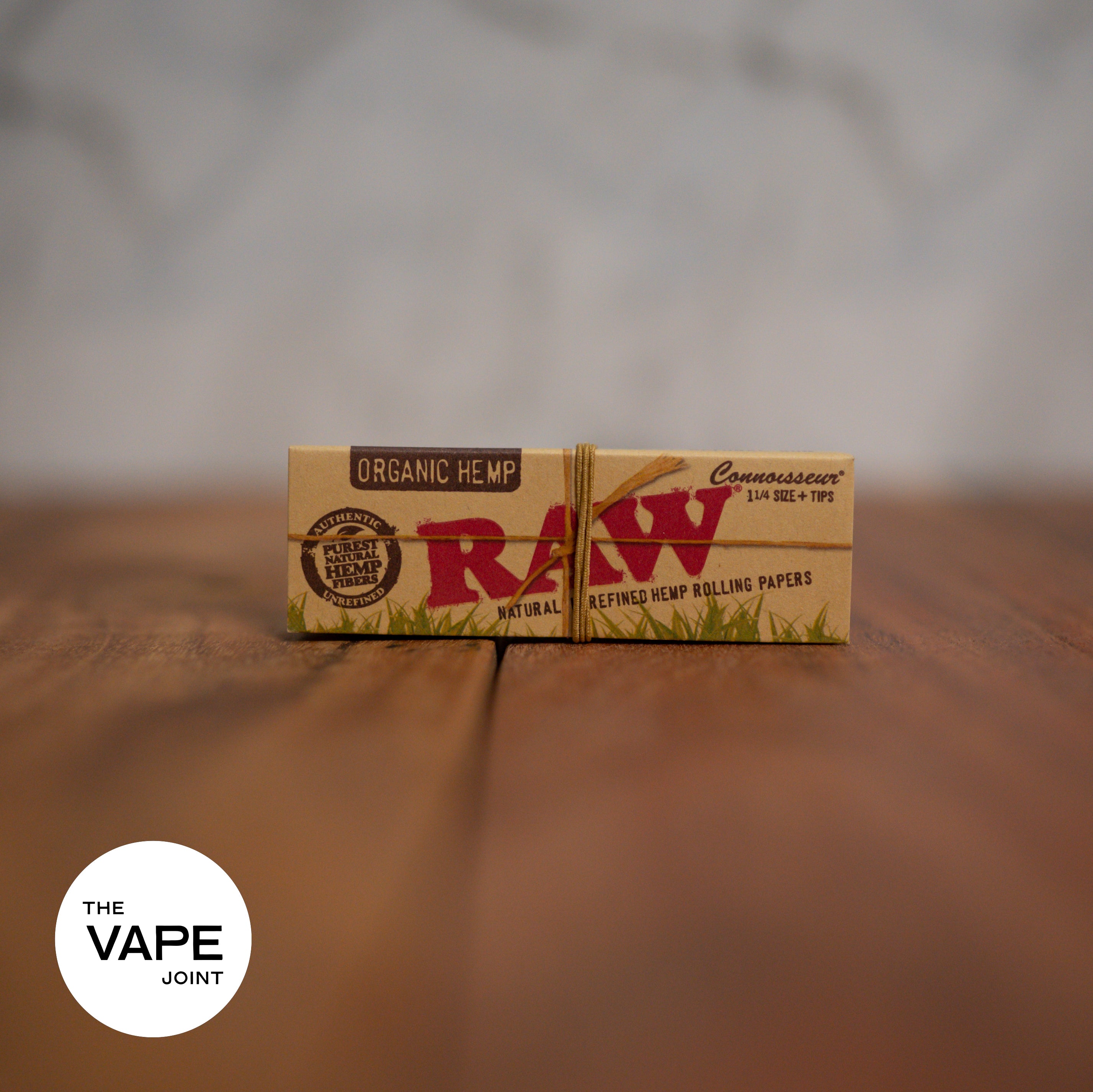 Raw Organic Hemp Connoisseur 1 1/4 Size With Tips